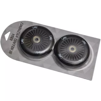 Náhradní kolečka do freestyle koloběžky - 100mm PU, černé, 2 ks Náhradní kolečka do freestyle koloběžky - 100mm PU, černé, 2 ks