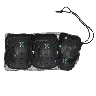 Souprava chráničů NEX BLACK-BLUE, M Souprava chráničů NEX BLACK-BLUE, M