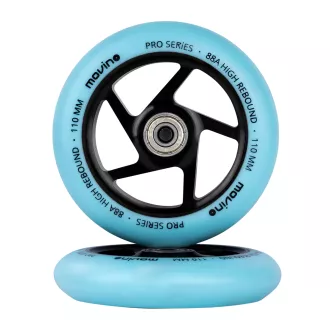 Náhradní kolečka do freestyle koloběžky MOVINO SLAVE, 110mm, hliník, Modrá Náhradní kolečka do freestyle koloběžky MOVINO SLAVE, 110mm, hliník, Modrá
