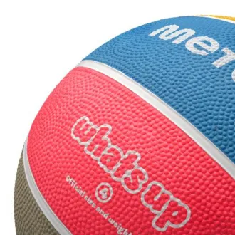 Basketbalový míč MTR WHATS UP, vel. 4, pastelový Basketbalový míč MTR WHATS UP, vel. 4, pastelový