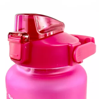 Motivační sportovní láhev 3v1, 2000 ml + 900 ml + 300 ml, Černá Motivační sportovní láhev 3v1, 2000 ml + 900 ml + 300 ml, Černá
