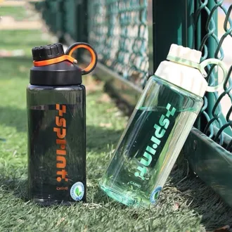 Tritanová sportovní láhev Health 1,5 l, Oranžová - Rozbalené Tritanová sportovní láhev Health 1,5 l, Oranžová - Rozbalené