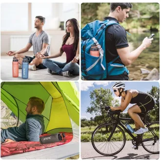 Tritanová sportovní láhev Health 1,5 l, Oranžová - Rozbalené Tritanová sportovní láhev Health 1,5 l, Oranžová - Rozbalené