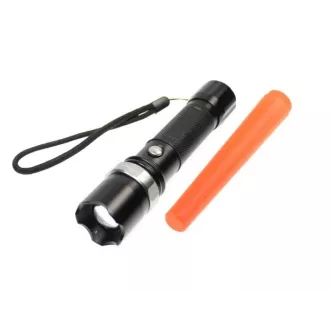 AKU svítilna CREE T6 ZOOM + výstražná násada AKU svítilna CREE T6 ZOOM + výstražná násada