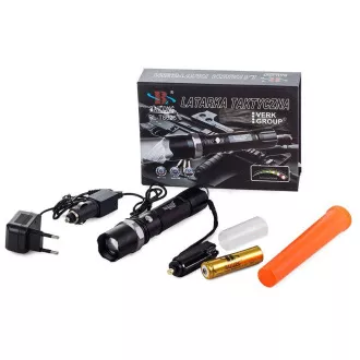 Svítilna Bailong BL-8626, LED typu CREE XPE + výstražná násada Svítilna Bailong BL-8626, LED typu CREE XPE + výstražná násada