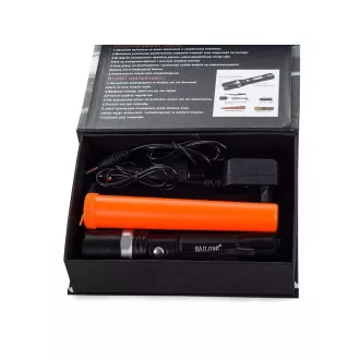 Svítilna Bailong BL-8626, LED typu CREE XPE + výstražná násada Svítilna Bailong BL-8626, LED typu CREE XPE + výstražná násada