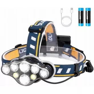 USB čelovka LED typu CREE T6 USB čelovka LED typu CREE T6