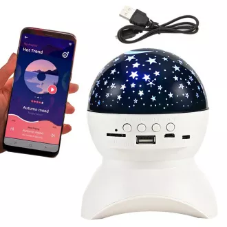 Noční LED projektor hvězd s USB, Černá Noční LED projektor hvězd s USB, Černá