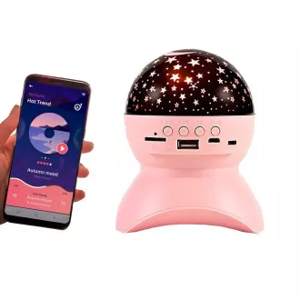 Noční LED projektor hvězd s USB, Černá Noční LED projektor hvězd s USB, Černá