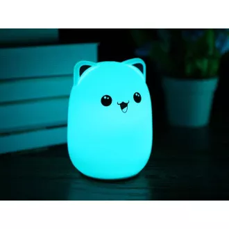 Dětská noční LED lampička KOČKA RGB Dětská noční LED lampička KOČKA RGB