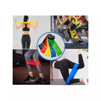 Sada fitness odporových gum, 5 ks Sada fitness odporových gum, 5 ks