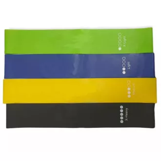 Sada fitness odporových gum, 4 ks Sada fitness odporových gum, 4 ks