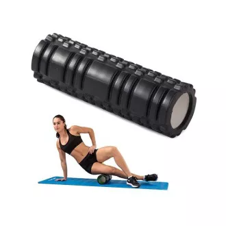Fitness masážní válec 30x10 cm, Černá Fitness masážní válec 30x10 cm, Černá