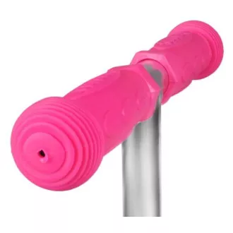 Koloběžka tříkolová MINI SCOOTER se svítícími kolečky, růžová Koloběžka tříkolová MINI SCOOTER se svítícími kolečky, růžová