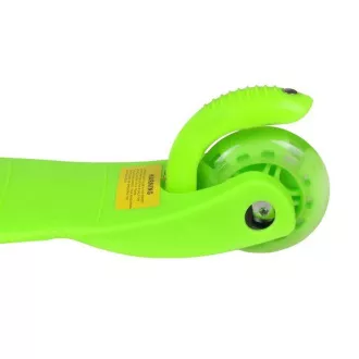 Koloběžka tříkolová MINI SCOOTER se svítícími kolečky, zelená Koloběžka tříkolová MINI SCOOTER se svítícími kolečky, zelená