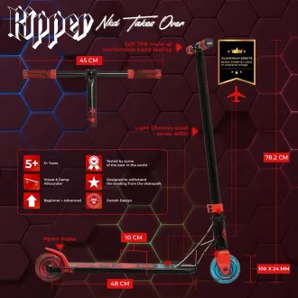 Freestyle koloběžka NKD Ripper Red Freestyle koloběžka NKD Ripper Red