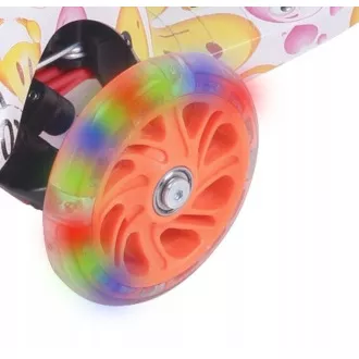 Koloběžka tříkolová MINI SCOOTER se svítícími kolečky, EMOJI Koloběžka tříkolová MINI SCOOTER se svítícími kolečky, EMOJI