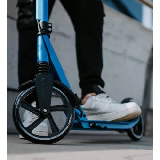 Skládací koloběžka MOVINO City Comfort+, černá - Blue Edition Skládací koloběžka MOVINO City Comfort+, černá - Blue Edition