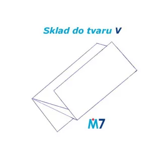 Papírový ručník skladu V, 2-vrstvý STANDART 3990 ks