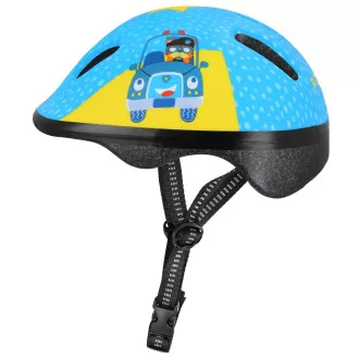 Dětská cyklistická přilba FUN POLICE, 52-56 cm