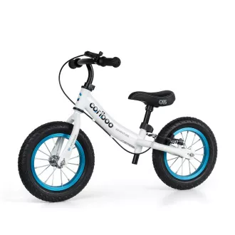 Dětské odrážedlo MOVINO Cariboo ADVENTURE s brzdou, nafukovací kola 12'', bílo-modré Dětské odrážedlo MOVINO Cariboo ADVENTURE s brzdou, nafukovací kola 12'', bílo-modré
