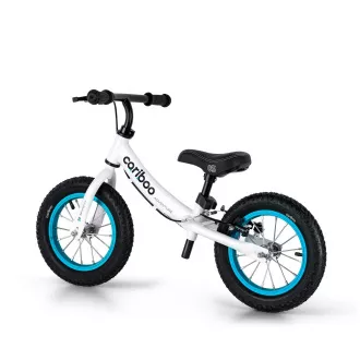 Dětské odrážedlo MOVINO Cariboo ADVENTURE s brzdou, nafukovací kola 12'', bílo-modré Dětské odrážedlo MOVINO Cariboo ADVENTURE s brzdou, nafukovací kola 12'', bílo-modré