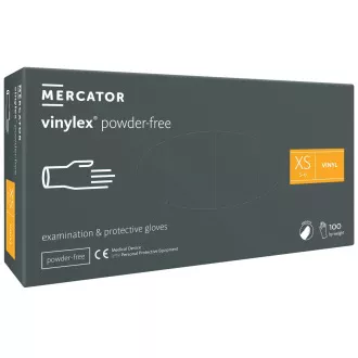 VINYLEX POWDER FREE - Vinylové rukavice (bez pudru) bílé, 100 ks, S VINYLEX POWDER FREE - Vinylové rukavice (bez pudru) bílé, 100 ks, S