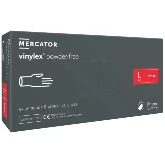 VINYLEX POWDER FREE - Vinylové rukavice (bez pudru) bílé, 100 ks, S VINYLEX POWDER FREE - Vinylové rukavice (bez pudru) bílé, 100 ks, S