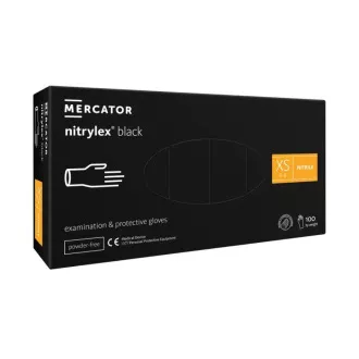NITRYLEX BLACK - Nitrilové rukavice (bez pudru) černé, 100 ks, XL NITRYLEX BLACK - Nitrilové rukavice (bez pudru) černé, 100 ks, XL
