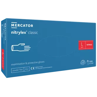 NITRYLEX CLASSIC - Nitrilové rukavice (bez pudru) modré, nesterilní - 100 ks, XL NITRYLEX CLASSIC - Nitrilové rukavice (bez pudru) modré, nesterilní - 100 ks, XL