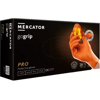 MERCATOR® GOGRIP - Nitrilové rukavice, bez pudru, 50 ks, oranžové, XL MERCATOR® GOGRIP - Nitrilové rukavice, bez pudru, 50 ks, oranžové, XL