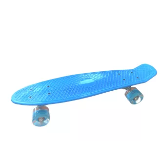 Pennyboard s LED kolečky, 56 cm LIGHT BLUE Pennyboard s LED kolečky, 56 cm LIGHT BLUE