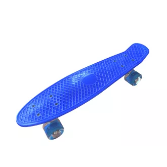 Pennyboard s LED kolečky, 56 cm DARK BLUE Pennyboard s LED kolečky, 56 cm DARK BLUE