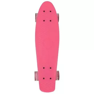 Pennyboard s LED kolečky, 56 cm PINK Pennyboard s LED kolečky, 56 cm PINK