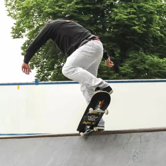 Skateboard NKX Rasta Skull