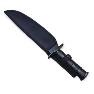 Taktický nůž MILITARY FINKA SURVIVAL 35 cm černý/stříbrný, Černá Taktický nůž MILITARY FINKA SURVIVAL 35 cm černý/stříbrný, Černá