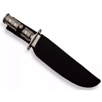Taktický nůž MILITARY FINKA SURVIVAL 35 cm černý/stříbrný, Černá Taktický nůž MILITARY FINKA SURVIVAL 35 cm černý/stříbrný, Černá