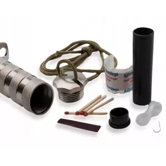 Taktický nůž MILITARY FINKA SURVIVAL 35 cm černý/stříbrný, Černá Taktický nůž MILITARY FINKA SURVIVAL 35 cm černý/stříbrný, Černá