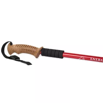 Trekingové hole Nordic Walking s ergonomickou, korkovou rukojetí, 135 cm, 2 ks, Černá Trekingové hole Nordic Walking s ergonomickou, korkovou rukojetí, 135 cm, 2 ks, Černá