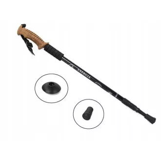 Trekingové hole Nordic Walking s ergonomickou, korkovou rukojetí, 135 cm, 2 ks, Červená Trekingové hole Nordic Walking s ergonomickou, korkovou rukojetí, 135 cm, 2 ks, Červená