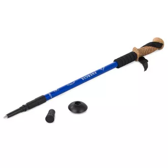 Trekingové hole Nordic Walking s ergonomickou, korkovou rukojetí, 135 cm, 2 ks, Červená Trekingové hole Nordic Walking s ergonomickou, korkovou rukojetí, 135 cm, 2 ks, Červená