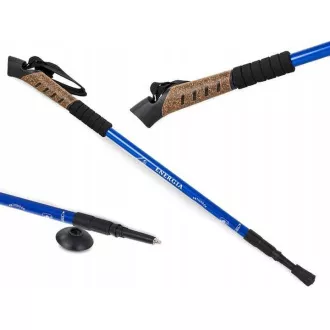 Trekingové hole Nordic Walking s korkovou rukojetí, 135 cm, 2 ks, Červená Trekingové hole Nordic Walking s korkovou rukojetí, 135 cm, 2 ks, Červená