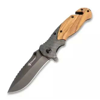 FOXTER Skládací záchranářský lovecký nůž, 21 cm FOXTER Skládací záchranářský lovecký nůž, 21 cm