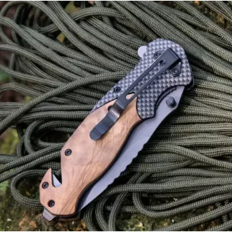 FOXTER Skládací záchranářský lovecký nůž, 21 cm FOXTER Skládací záchranářský lovecký nůž, 21 cm