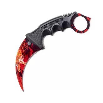 Skládací nůž KARAMBIT CS:GO 19,5 cm, Hyper Beast Skládací nůž KARAMBIT CS:GO 19,5 cm, Hyper Beast