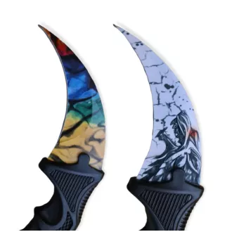 Skládací nůž KARAMBIT CS:GO 19,5 cm, Vzor:Žralok Skládací nůž KARAMBIT CS:GO 19,5 cm, Vzor:Žralok