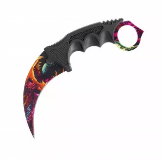 Skládací nůž KARAMBIT CS:GO 19,5 cm, Vzor:Žralok Skládací nůž KARAMBIT CS:GO 19,5 cm, Vzor:Žralok