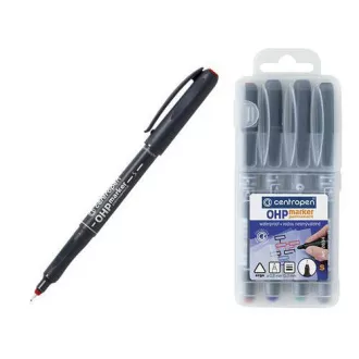 Popisovač Centropen 2634/4 S permanent 4 barvy 0,3mm Popisovač Centropen 2634/4 S permanent 4 barvy 0,3mm