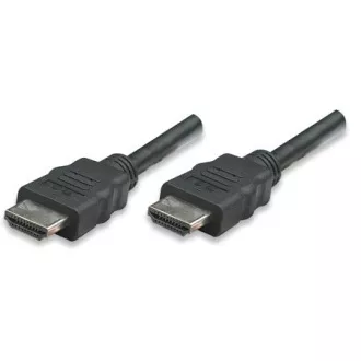 MANHATTAN kabel HDMI s Ethernetem, HEC, ARC, 3D, 4K, stíněný, 3m, Black MANHATTAN kabel HDMI s Ethernetem, HEC, ARC, 3D, 4K, stíněný, 3m, Black