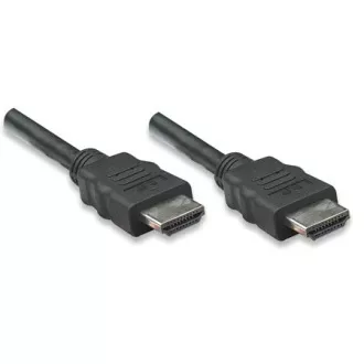 MANHATTAN kabel HDMI s Ethernetem, stíněný, 1m, Black MANHATTAN kabel HDMI s Ethernetem, stíněný, 1m, Black
